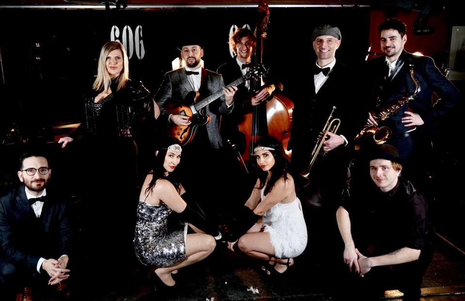 Champagne on Ice London Swing Party Band For Hire